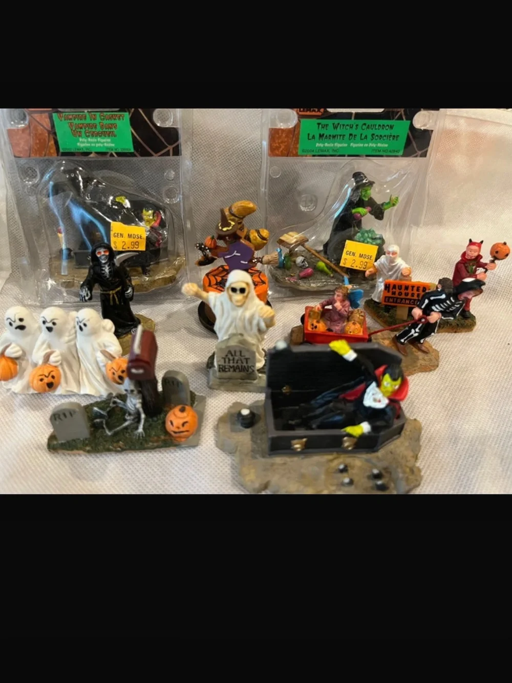 Lemax Halloween Mini Figurine Lot